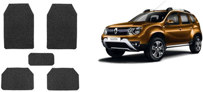 Autofetch Rubber Standard Mat For  Renault Duster(Black)