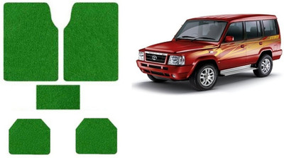 Autofetch Rubber Standard Mat For  Tata Sumo(Green)