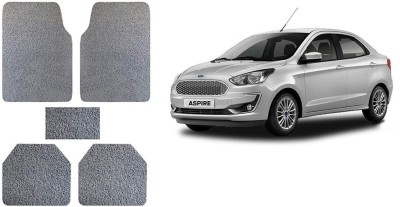 Autofetch Rubber Standard Mat For  Ford Aspire(Grey)