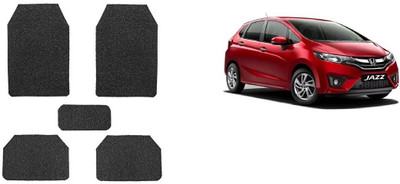 Autofetch Rubber Standard Mat For  Honda Jazz(Black)
