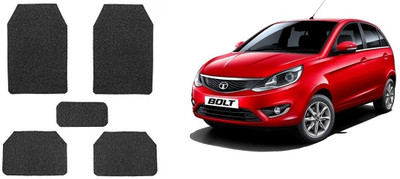 Autofetch Rubber Standard Mat For  Tata Bolt(Black)