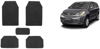 Autofetch Rubber Standard Mat For  Tata Aria(Black)