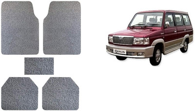 Autofetch Rubber Standard Mat For  Toyota Qualis(Grey)