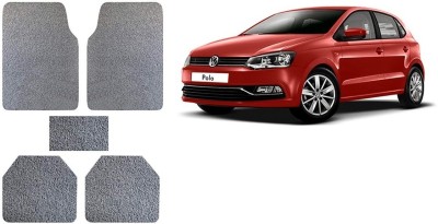 Autofetch Rubber Standard Mat For  Volkswagen Polo(Grey)