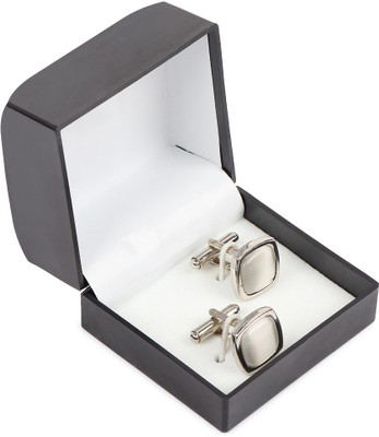 FashMade Nickel Cufflink(White)