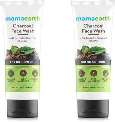 Mamaearth Charcoal Natural  for oil control and pollution defence Face Wash(200 ml)
