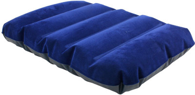 Pragati Hub 48 Air Solid Travel Pillow Pack of 1(Blue)