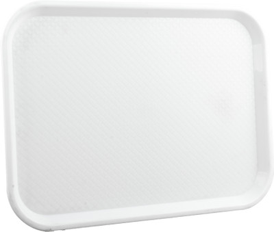 swift international Rectangular Plastic Serving Tray (White) Tray