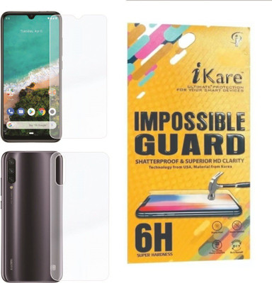 iKare Front and Back Screen Guard for Xiaomi Mi A3(Pack of 2)