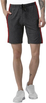 ADBUCKS Solid Men Grey Regular Shorts