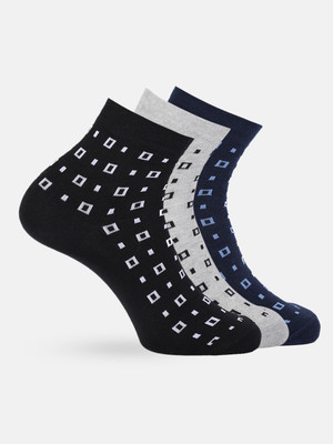 ODDEVEN Men & Women Printed Ankle Length(Pack of 3)