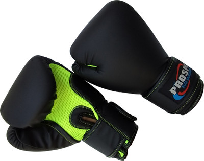 PROSPO TRAIN-UP BOXING GLOVE – FOR BOXING Boxing Gloves(Black, Green)