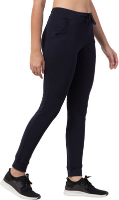 Bluecon Solid Women Dark Blue Track Pants