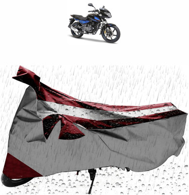 Flipkart SmartBuy Waterproof Two Wheeler Cover for Bajaj(Pulsar 150 DTS-i, Silver, Maroon)