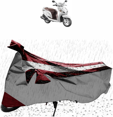 Flipkart SmartBuy Waterproof Two Wheeler Cover for Honda(Aviator, Silver, Maroon)