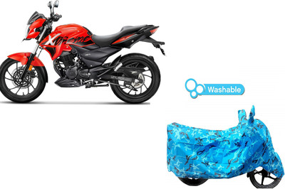 ANLOPE Two Wheeler Cover for Hero(CBZ Extreme, Blue)