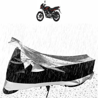 Flipkart SmartBuy Waterproof Two Wheeler Cover for Bajaj(Pulsar 150, Silver, Black)