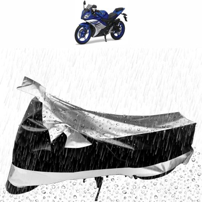 Flipkart SmartBuy Waterproof Two Wheeler Cover for Yamaha(R15, Silver, Black)