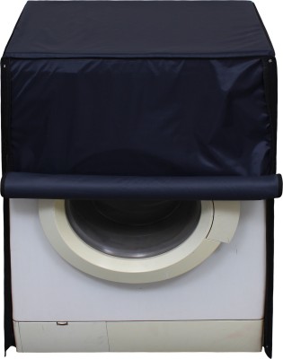 Glassiano Front Loading Washing Machine  Cover(Width: 60.96 cm, Blue)