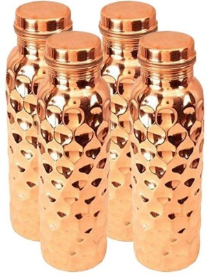 Shri Krishna Copper Designer Bottle, 4 Set 4000 ml Bottle(Pack of 4, Brown, Copper)