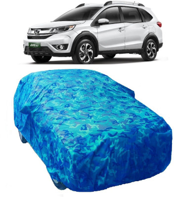 Gargi Traders Car Cover For Honda BRV (With Mirror Pockets)(Blue)