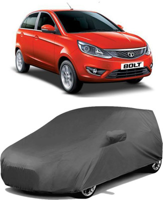 Decorzy Car Cover For Tata Bolt (With Mirror Pockets)(Grey)