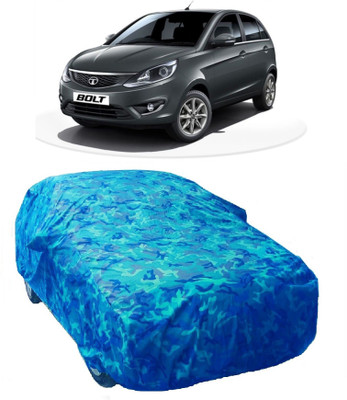 Gargi Traders Car Cover For Tata Bolt (With Mirror Pockets)(Blue)