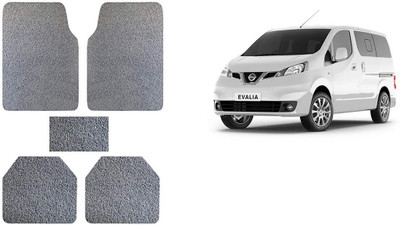 Autofetch Rubber Standard Mat For  Nissan Evalia(Grey)