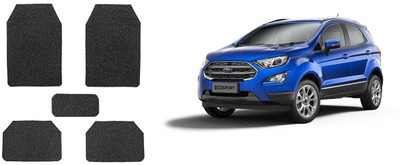 Autofetch Rubber Standard Mat For  Ford Ecosport(Black)