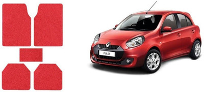 Autofetch Rubber Standard Mat For  Renault Pulse(Red)