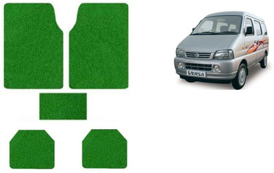 Autofetch Rubber Standard Mat For  Maruti Suzuki Versa(Green)