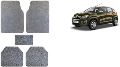 Autofetch Rubber Standard Mat For  Renault Kwid(Grey)