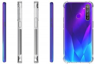 Bodoma Bumper Case for Realme 5pro(Transparent, Shock Proof, Silicon, Pack of: 1)