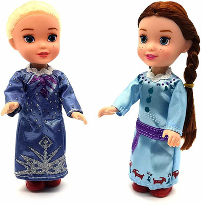 TEMSON Snow Sister Doll Pack of 2(Multicolor)