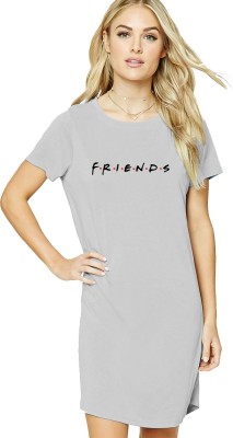 Aseria Women T Shirt Grey Dress