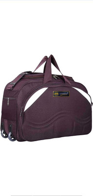 AM Creation (Expandable) Trendy Waterproof 40 Liters Travel Duffel bag With Two Wheels Duffel With Wheels (Strolley)