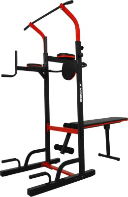 KOBO Power Tower with Adjustable Bench Multipurpose Fitness Bench