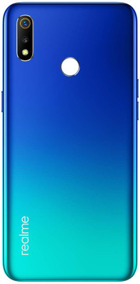 Unique4Ever Realme 3 Back Panel(Blue)