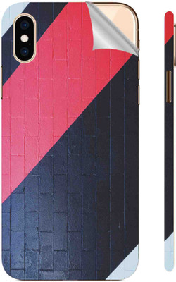 Snooky Apple iPhone XS Max Mobile Skin(Black)