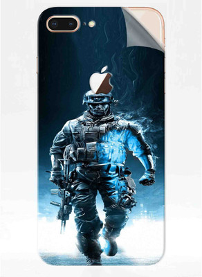 Snooky Apple iPhone 8 Plus Mobile Skin(Blue)