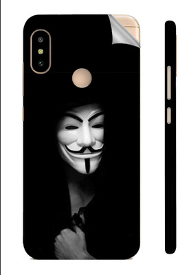 Snooky Mi Redmi 6 pro Mobile Skin(Black)