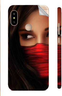 Snooky Mi Redmi 6 pro Mobile Skin(Red)