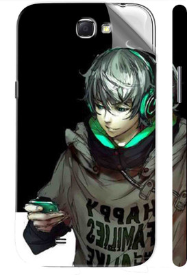 Snooky Samsung Galaxy Note 2 Mobile Skin(Black)