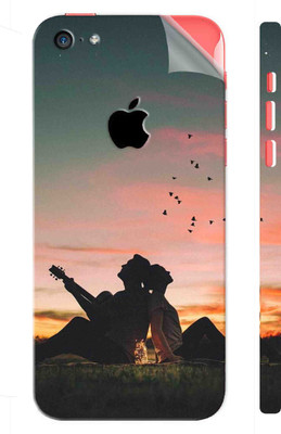 Snooky Apple iPhone 5c Mobile Skin(Black)