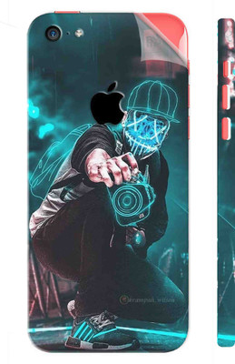 Snooky Apple iPhone 5c Mobile Skin(Green)