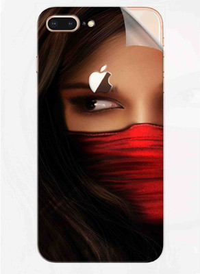 Snooky Apple iPhone 8 Plus Mobile Skin(Red)