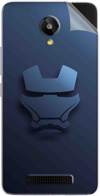 Snooky Lava Iris X1 Selfie Mobile Skin(Black)