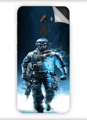 Snooky Gionee A1 Lite Mobile Skin(Black)