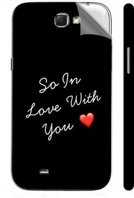 Snooky Samsung Galaxy Note 2 Mobile Skin(Black)