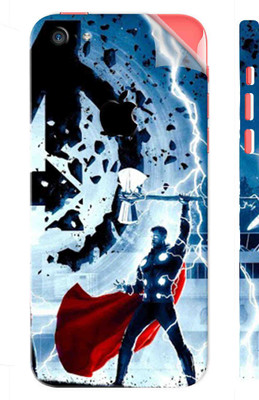 Snooky Apple iPhone 5c Mobile Skin(Black)